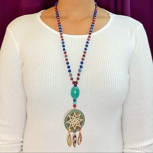 DREAM CATCHER NECKLACE - BRAND NEW - HANDMADE - HOLISTIC JEWELRY